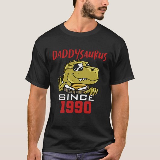 T-shirt Daddysaurus depuis 1990 (Devant)
