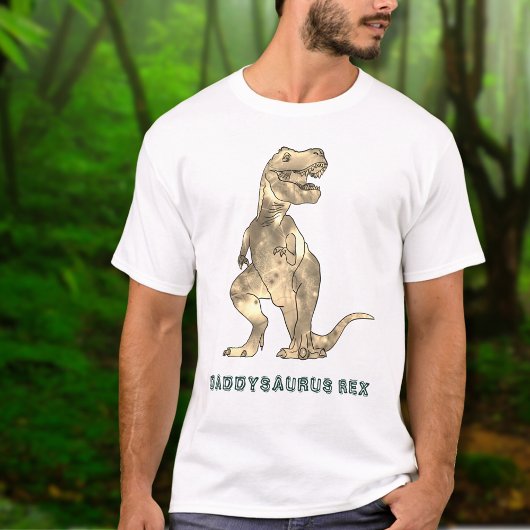T-shirt Daddysaurus Dinosaur fête d'anniversaire papa