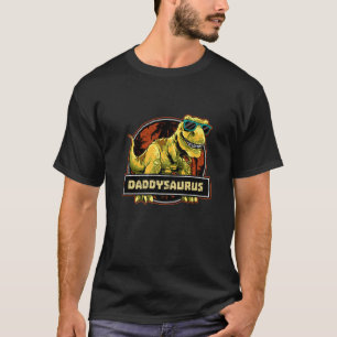 T-shirt Daddysaurus Fête des pères T Rex Dinosaur Daddy Sa