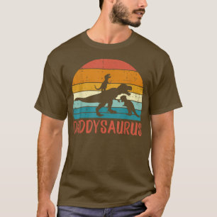 T-shirt Daddysaurus Papa Trex Fête des Pères Dinosaure Pap