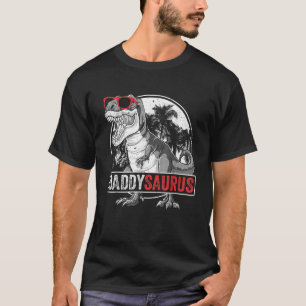 T-shirt Daddysaurus Rex Dinosaur Daddy Saurus Family Match
