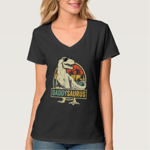 T-shirt Daddysaurus Rex Dinosaur Daddy Saurus Family Match