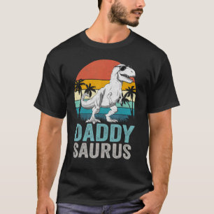 T-shirt Daddysaurus Rex Dinosaur Daddy Saurus Family Match