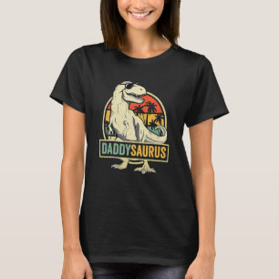 T-shirt Daddysaurus Rex Dinosaur Daddy Saurus Family Match