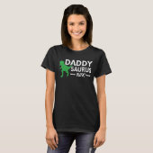 T-shirt Daddysaurus Rex Dinosaur Daddy Saurus Fête des pèr (Devant entier)