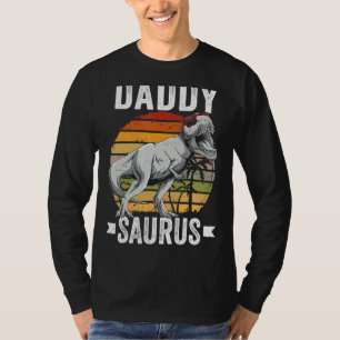 T-shirt Daddysaurus Rex Dinosaur Papa Saurus Famille Match