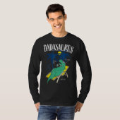 T-shirt Daddysaurus Rex Vacances d'été Daddysaurus (Devant entier)