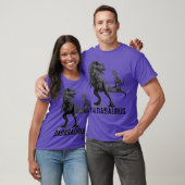 T-shirt Daddysaurus T Rex Dinosaur Daddy Saurus Cool Papa (Unisexe)
