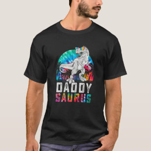 T-shirt Daddysaurus T Rex Dinosaur Daddy Saurus Famille Ma