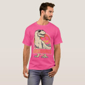 T-shirt Daddysaurus T Rex Dinosaur Daddy Saurus Famille Ma (Devant entier)