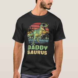 T-shirt Daddysaurus T Rex Dinosaur Daddy Saurus Famille Ma
