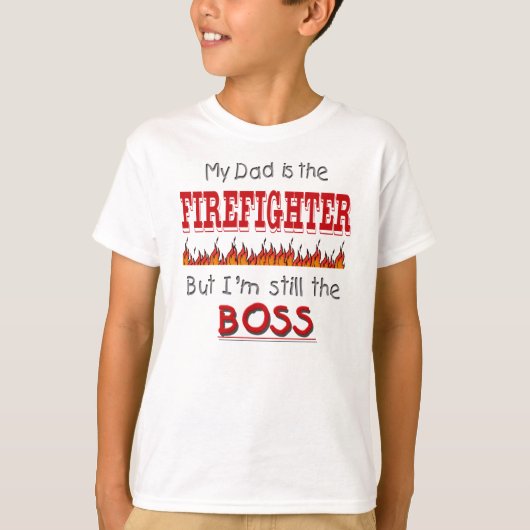 T-shirt dadisfirefighter (Devant)