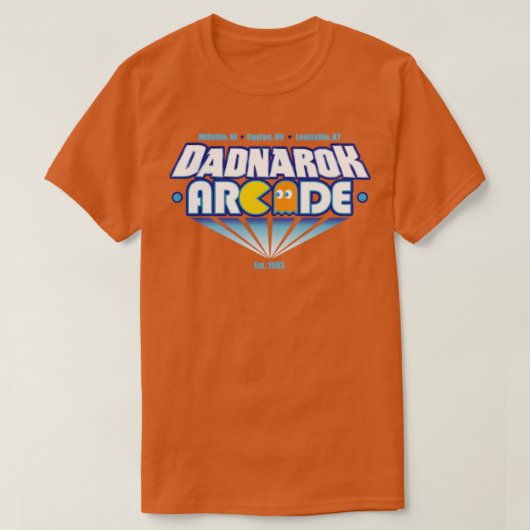 T-shirt Dadnarok Arcade B (Design devant)