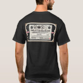 T-shirt dad's official day off pass (Dos)