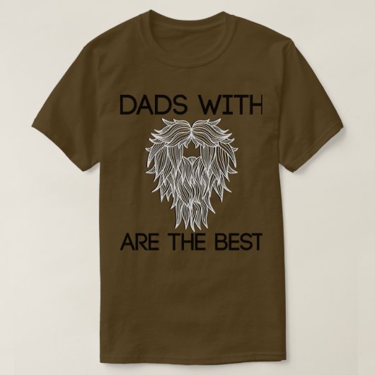 T-shirt DADS With BEARDS idée cadeau (Design devant)