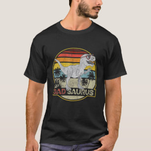 T-shirt Dadsaurus T Rex Dinosaur Papa Saurus Famille Match