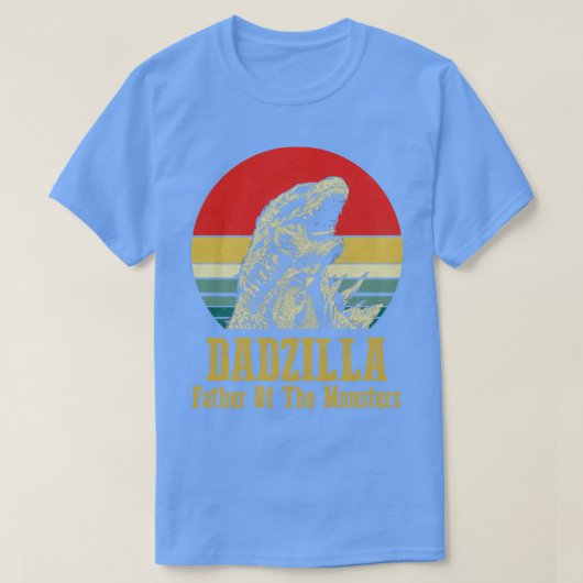 T-shirt Dadzilla Père des monstres (Design devant)