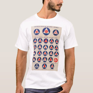 T-shirt d'affiche de 2ÈME GUERRE MONDIALE de