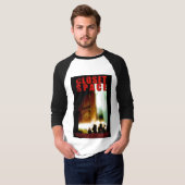 T-shirt d'affiche de l'espace de cabinet (Devant entier)