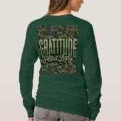 T-shirt d'affirmation de la Plante de gratitude (Dos)