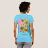 T-shirt Daffodique Jaune Daffodique Floral Aquarelle Flowe (Dos entier)