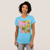 T-shirt Daffodique Jaune Daffodique Floral Aquarelle Flowe (Devant entier)