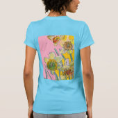 T-shirt Daffodique Jaune Daffodique Floral Aquarelle Flowe (Dos)