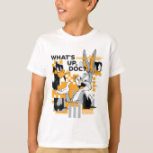 T-shirt DAFFY DUCK™ & BUGS BUNNY™ Glitch (Devant)