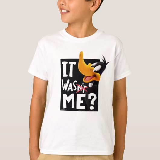 T-shirt DAFFY DUCK™ - Ce n'était pas moi / était moi (Devant)
