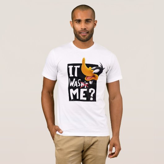 T-shirt DAFFY DUCK™ - Ce n'était pas moi / était moi (Devant entier)