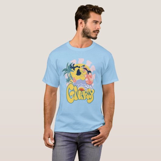 T-shirt DAFFY DUCK™ Surf - Gnarly (Devant entier)