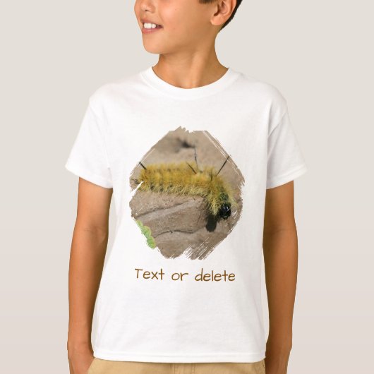 T-shirt Dagger Moth Caterpillar Bug Personalized (Devant)