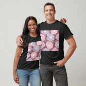 T-shirt Dahlia fleurs sans couture motif lancer oreiller (Unisexe)