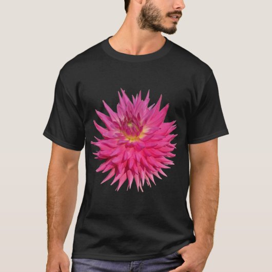 T-shirt Dahlia rose (Devant)