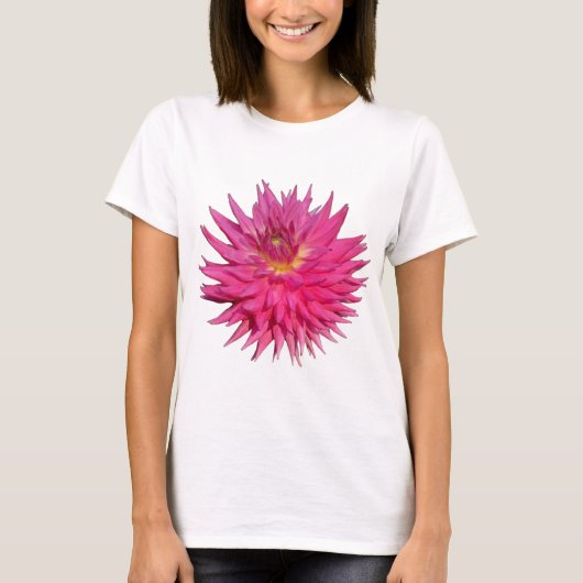 T-shirt Dahlia rose (Devant)