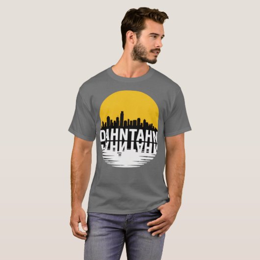 T-shirt Dahntahn - Skyline (Devant entier)