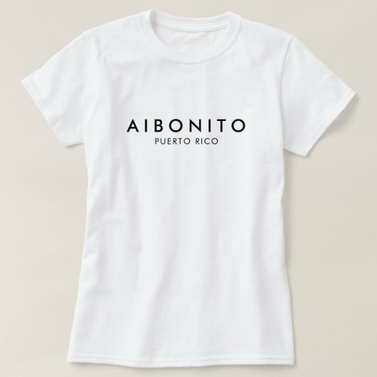 T-shirt d'Aibonito Porto Rico (Design devant)
