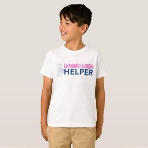 T-shirt d'aide au jardin de grand-mère pour garçon