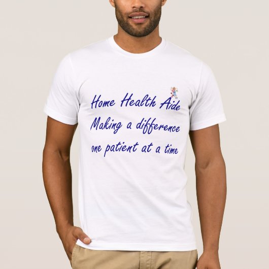 T-shirt d'aide de soins à domicile (Devant)