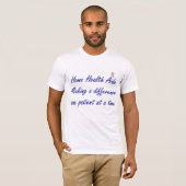 T-shirt d'aide de soins à domicile (Devant entier)