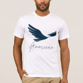 T-shirt 🦅 d'aigle américain (Devant)