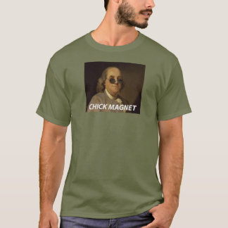 T-shirt d'aimant de poussin de Benjamin Franklin