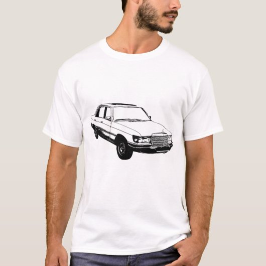 T-shirt Daimler-Benz W116 (Devant)