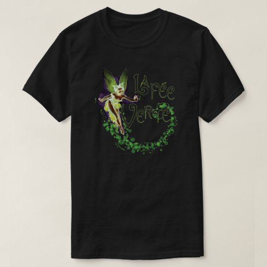 T-shirt Dainty Absinthe La Fee Verte III (Design devant)
