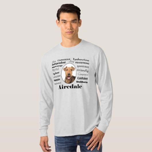 T-shirt d'Airedale (Devant entier)