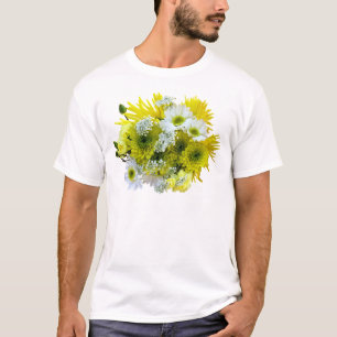 T-shirt Daisies, mamans et bouquet de dentelle de la reine
