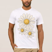 T-shirt Daisies Mens (Devant)