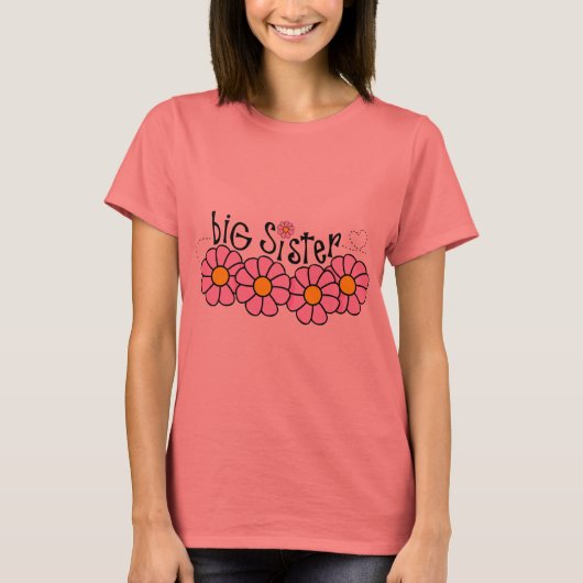 T-shirt Daisy Big Sis (Devant)
