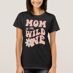 T-shirt Daisy Birthday Mom Wild One Boho Daisy 1er Birthda