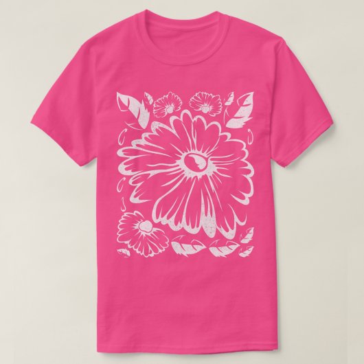 T-shirt Daisy Botanical Nature Gardener Floral Daisy Flo (Design devant)